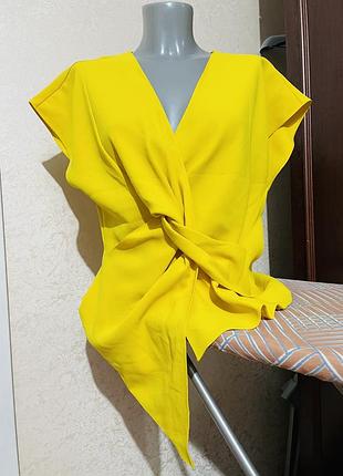 Блуза жовта zara 6