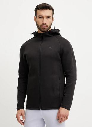 Худи evostripe core fz hoodie 63152901 puma l черный 63152901 xxl
