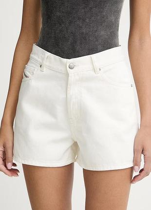 Urbanshop com ua diesel шорти жіночі джинсові de-helios білі high waist a22266.09i41 розміри запитуйте