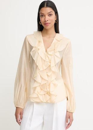 Urbanshop com ua twinset сорочка жіноча з ліоцелем бежева однотонна 261at2230 розміри запитуйте