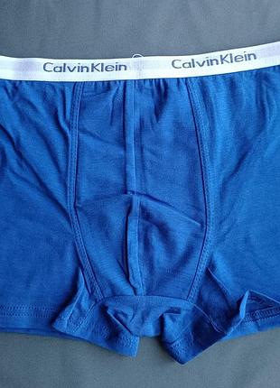 Модные синие мужские трусы боксеры calvin klein - трусы для парня