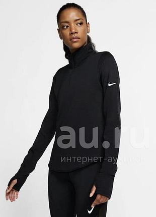Лонгслів  nike у чорному кольорі зі стильним дизайном. розмір м