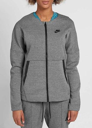 Дуже крута, оригінальна women’s nike tech fleece full zip jacket gray
