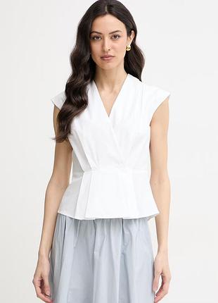 Urbanshop com ua marella сорочкова блузка жіноча бавовняна з еластаном bazar біла 2613161162200 розміри запитуйте