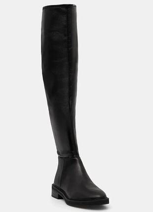 Urbanshop com ua сапоги steve madden leza женские цвет черный на плоском ходу sm11003368 размеры запитуйте