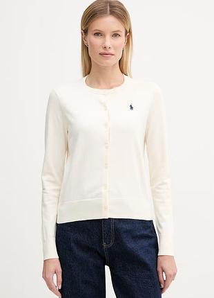 Urbanshop com ua polo ralph lauren кардиган женский с хлопком бежевый 211971871 размеры запитуйте