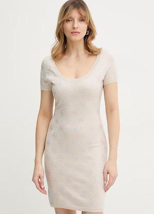 Urbanshop com ua платье с примесью шерсти guess 4g цвет бежевый mini облегающая w6rk92 z3jd2 размеры запитуйте