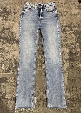 Джинси zara з розрізами