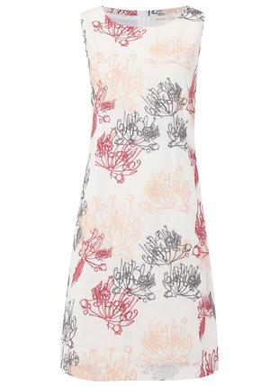 Натуральное платье / l / xl / brend white stuff