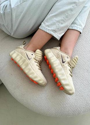 Кроссовки nike mind 002 найк майн 002 бежевые унисекс с анатомической подошвой для комфорта
