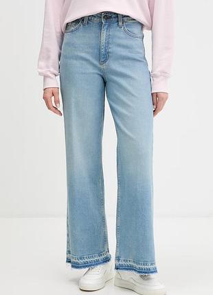 Urbanshop com ua guess jeans джинси wide leg жіночі блакитні w5ba2z d5ra4 розміри запитуйте