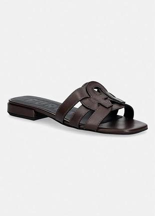 Urbanshop com ua furla шлепанцы женские кожаные summer коричневые yl22sum y62000 2460s размеры запитуйте