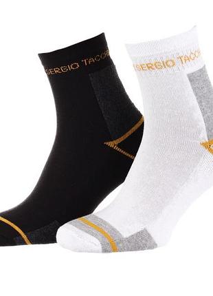 Носки sergio tacchini 3-pack черный, белый унисекс 36-40