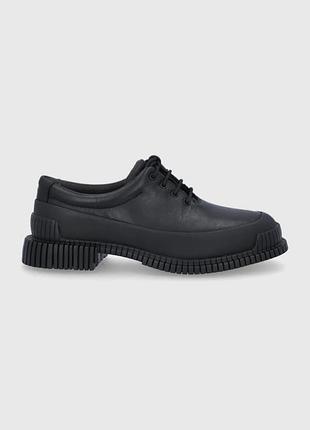 Urbanshop com ua кожаные туфли camper pix женские цвет черный на плоском ходу размеры запитуйте