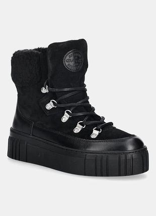Urbanshop com ua шкіряні чоботи gant snowmont колір чорний 31543099 розміри запитуйте