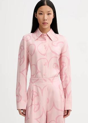 Urbanshop com ua marimekko сорочка жіноча з віскозою рожева 095130 розміри запитуйте
