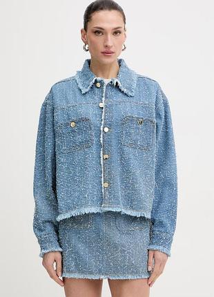 Urbanshop com ua джинсовая куртка guess amandina демисезонная oversize w6rn67 d6871 размеры запиту