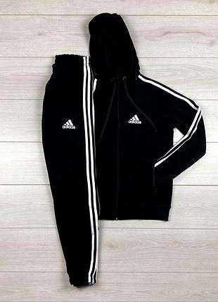 Костюм мужской adidas на флисе!