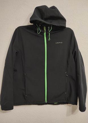 Мужская спортивная куртка ветровка stop+go aero sport systems, размер xxl (легкий softshell)