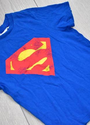 Детская футболка супермэн superman на мальчика 4 5 6 лет h&m оригинал