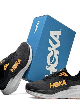 Жіночі кросівки hoka challenger art 7 чорні кроси хока чаленджер арт 7 текстильні для пробіжки літо весна 41