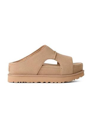 Urbanshop com ua замшевые шлепанцы ugg w goldenstar hi cutout slide цвет бежевый 1175132.san размеры запитуйте