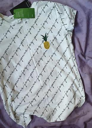 Футболка ананас вишивка🍍