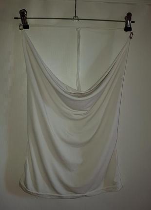 Майка топ с полу-открытой спинкой. швейцария с-м