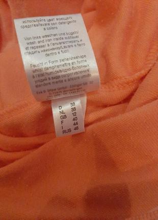 Красивый махровый халат персикового цвета5 фото