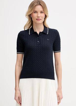 Urbanshop com ua lacoste поло-светр жіночий з бавовною темно-синій af0972 розміри запитуйте