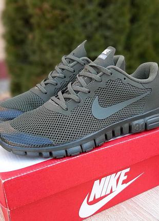 Nike free run 3.0 хаки со шнурками — купить в Украине | SHAFA