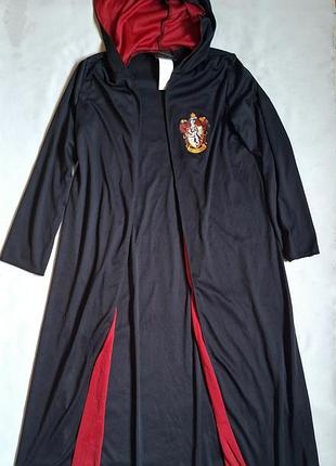 Гарри поттер унисекс мантия гриффиндор хогвартса harry potter красно-черная на 9-10 лет