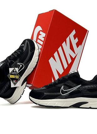 Жіночі кросівки nike initiator gtx gore tex чорно білі термо кроси найк ініціатор гор текс демісезонні водостійкі 37