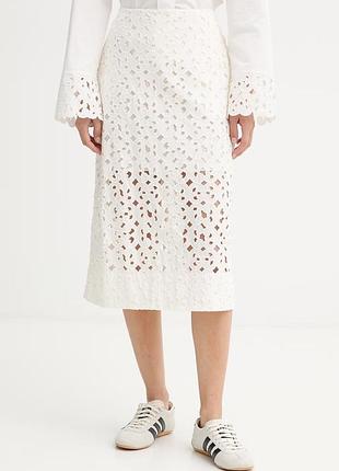 Urbanshop com ua marimekko спідниця бавовняна бежева 095212 розміри запитуйте