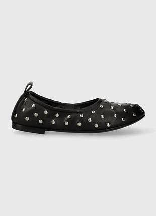 Urbanshop com ua шкіряні балетки agl milly soft колір чорний d544009pcsofty0000 розміри запитуйте