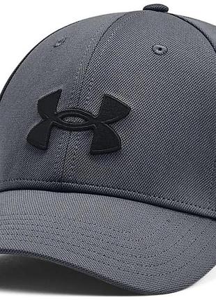 Кепка under armour men's blitzing adj серый чел one size