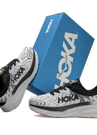 Женские кроссовки hoka challenger art 7 серые кроссы хока чаленджер арт 7 текстильные для пробежки лето весна 38