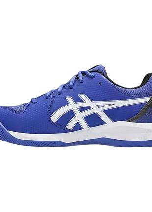 Urbanshop com ua чоловічі кросівки asics gel-dedicate 8 all court dark cobalt/white 1041a408-402 (оригінал) розміри запитуйте