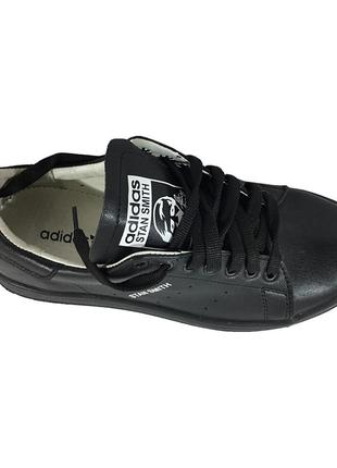 Кроссовки adidas stan smith ass37 кожа черные (copy)2 фото