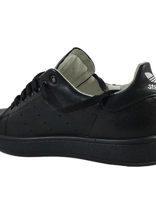 Кроссовки adidas stan smith ass37 кожа черные (copy)3 фото