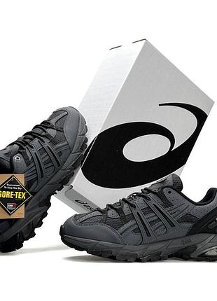 Мужские кроссовки asics gel sonoma 15 50 gtx серые водонепроницаемые кроссы асикс гел сонома осень весна 44