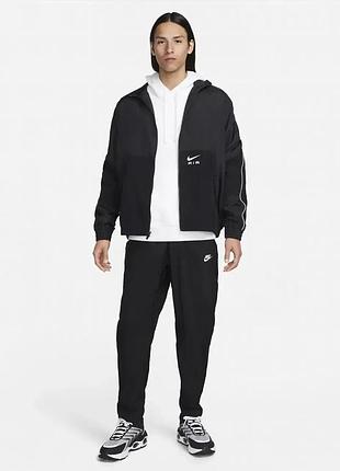Костюм nike air neylon (чорно-червоний)
