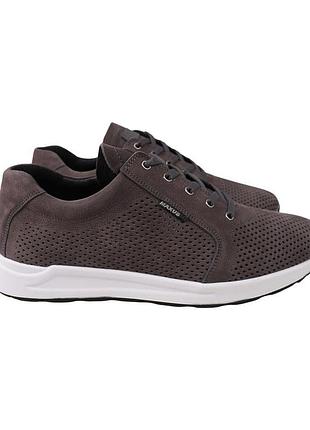 Кроссовки мужские maxus shoes серые натуральный нубук, 47