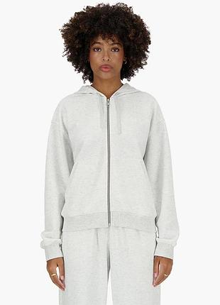 Urbanshop com ua жіноча толстовка new balance full-zip white wj41501ahh (оригінал) розміри запитуйте