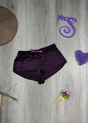 Женские шорты ann summers черно розовые в полоску размер xs