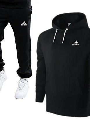 Мужской спортивный костюм adidas черный костюм адидас индонезия l
