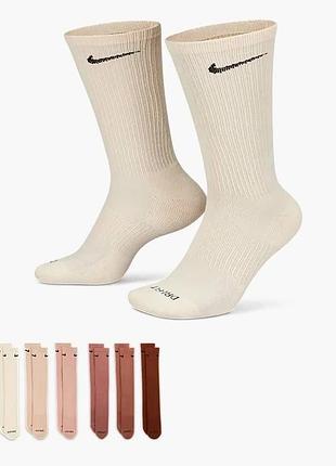 Шкарпетки унісекс nike u nk ed pls csh crw (6 пар) multi sx6897-904 34-38