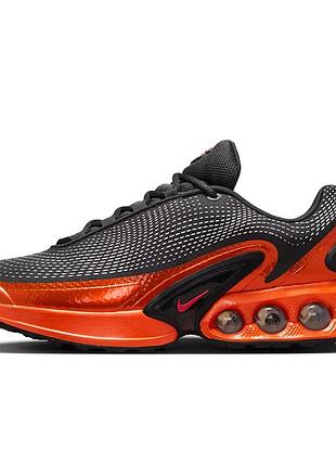 Кроссовки мужские nike air max dn dark smoke grey salsa red hj6695-001