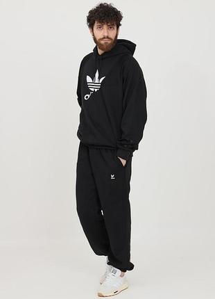 Мужской спортивный костюм adidas черный костюм адидас индонезия