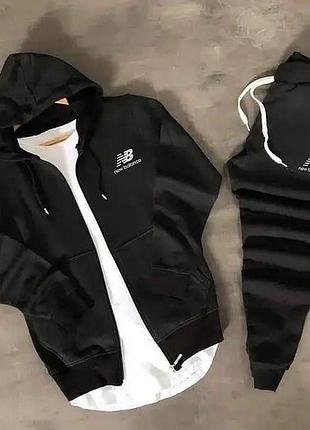 Мужской спортивный костюм new balance (худи и штаны нью беланс) индонезия